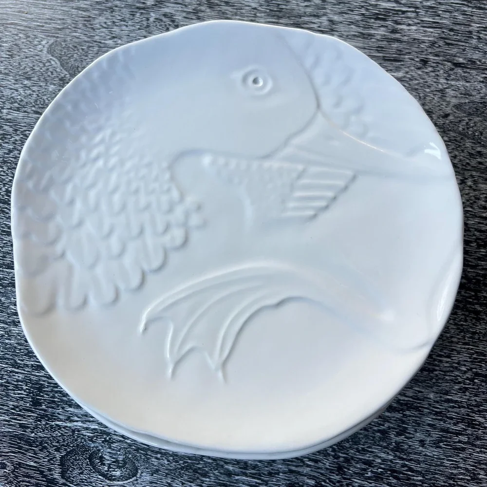 Set of 8 Mancer Italy Domain Handmade Duck Swan Dishes‎